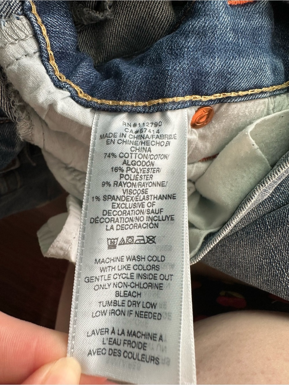 NWOT True Religion Blue Denim Romper with Belt - Picture 5 of 9